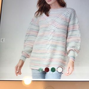 NWT!  LC Lauren Conrad cable pullover 💕